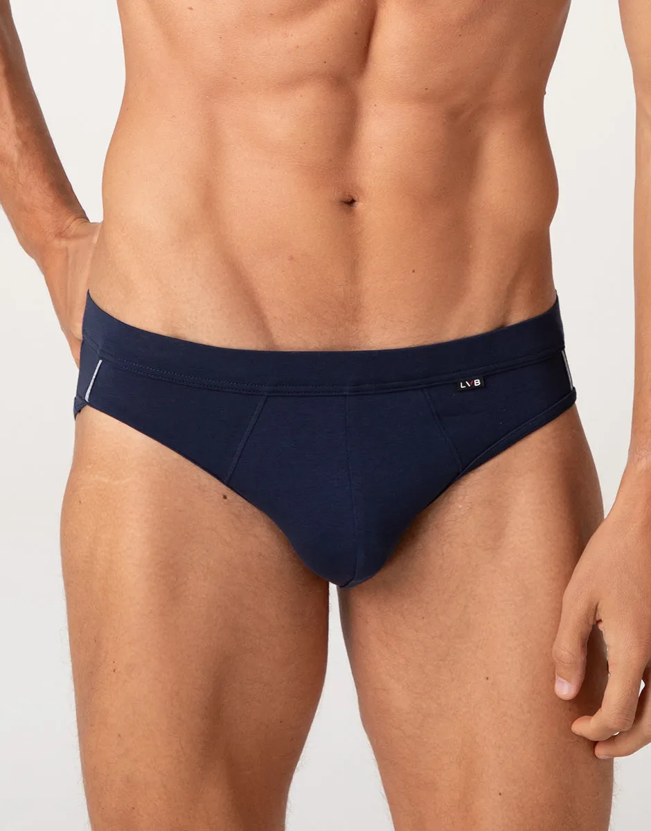 Lovable Dynamic Cotton slip uomo blu notte cotone