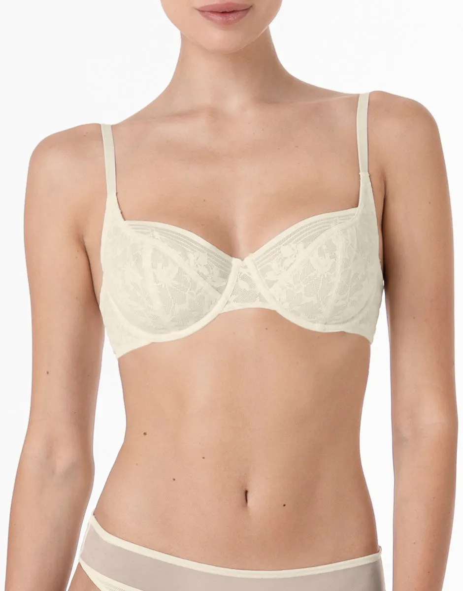 Lovable Blossom Lace reggiseno pizzo avorio con ferretto