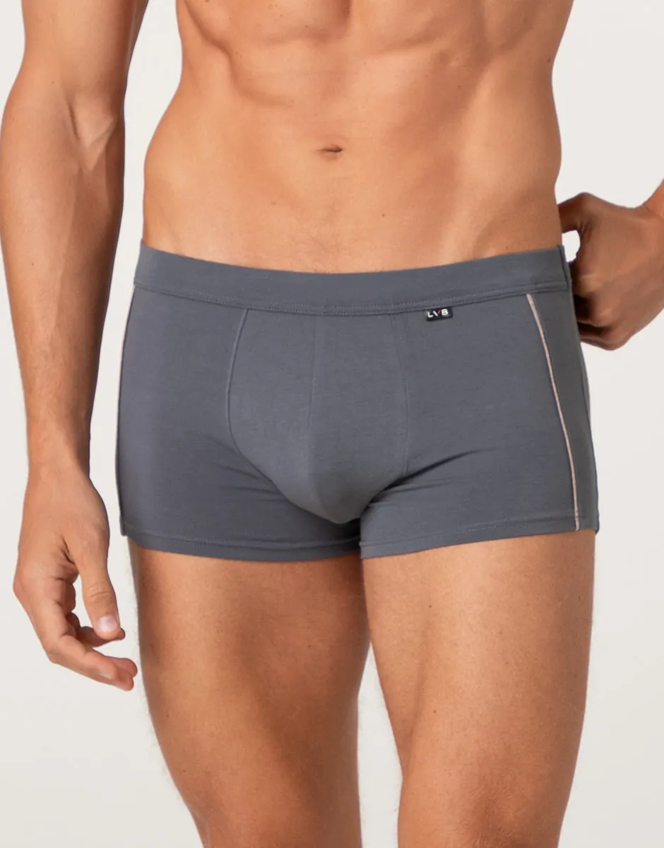 Lovable Dynamic Cotton boxer uomo grigio antracite cotone