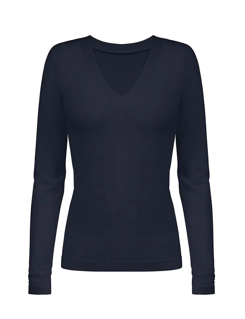 Wolford Aurora 56223 pullover scollo a V nero