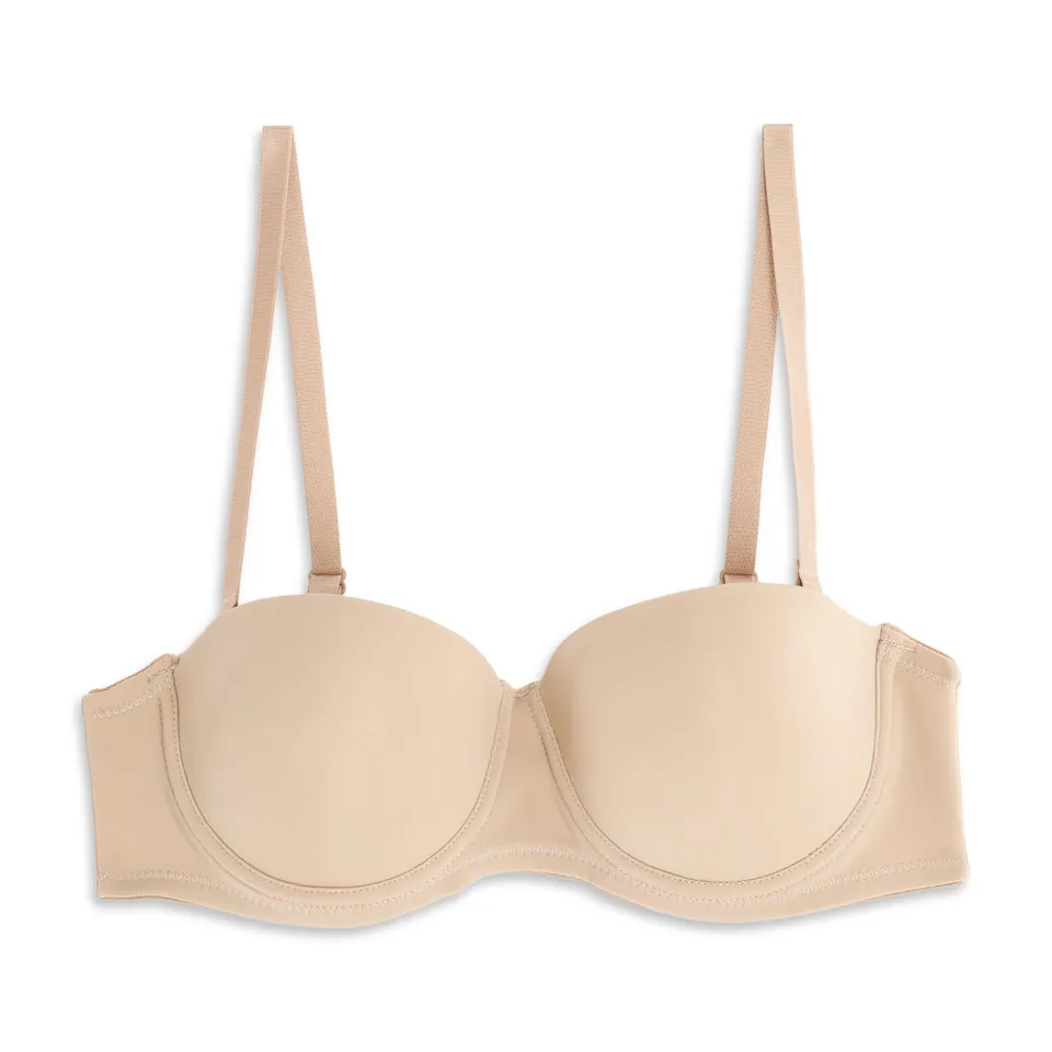 Cotonella Miriam CD003 reggiseno a fascia beige 3B con ferretto