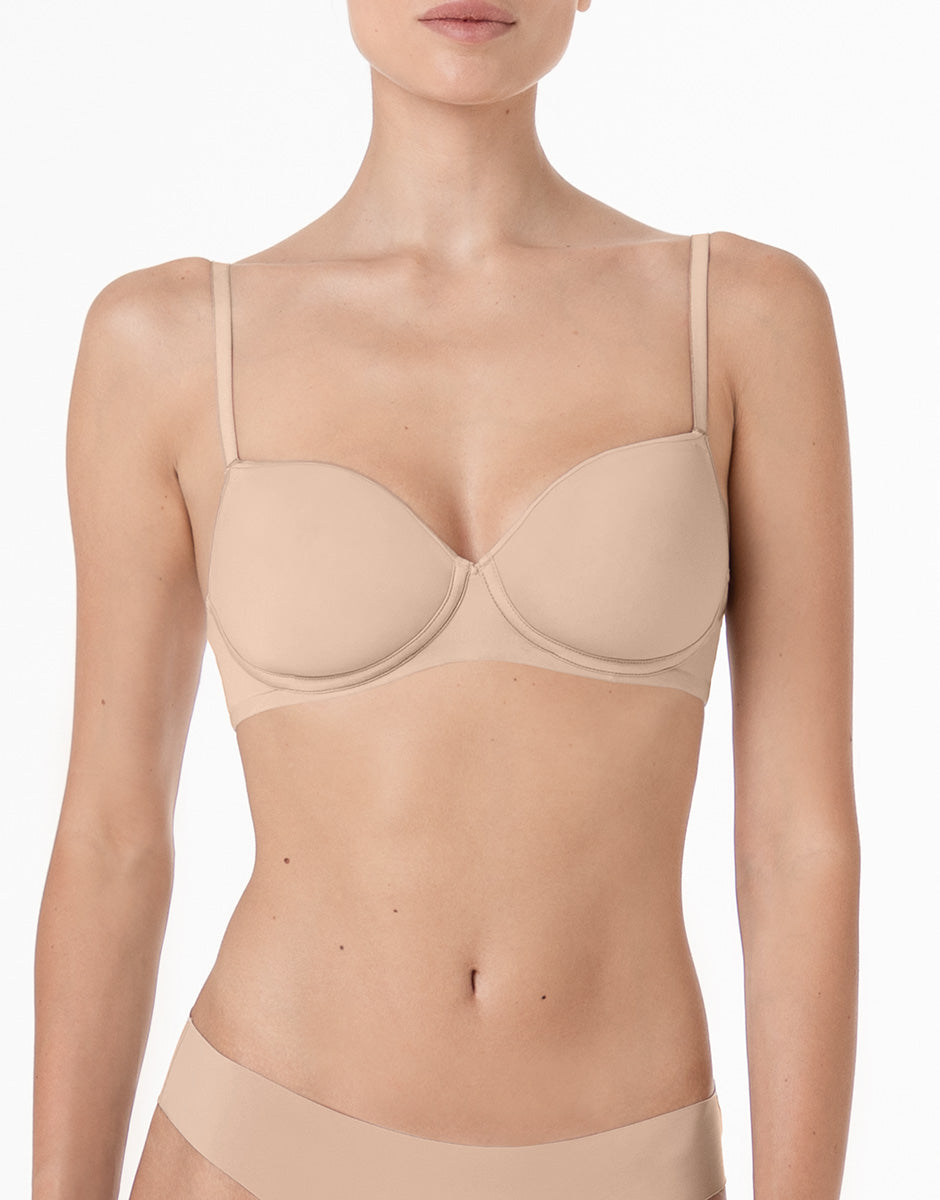 Lovable Invisible Breeze reggiseno senza ferretto nudo chiaro