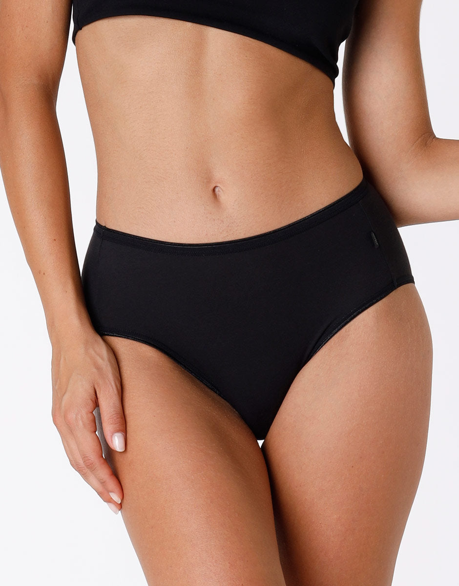 Lovable Lovely slip midi nero cotone soft