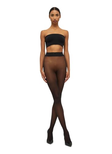Wolford Fatal 15 collant velati neri 15 den 2 pezzi S