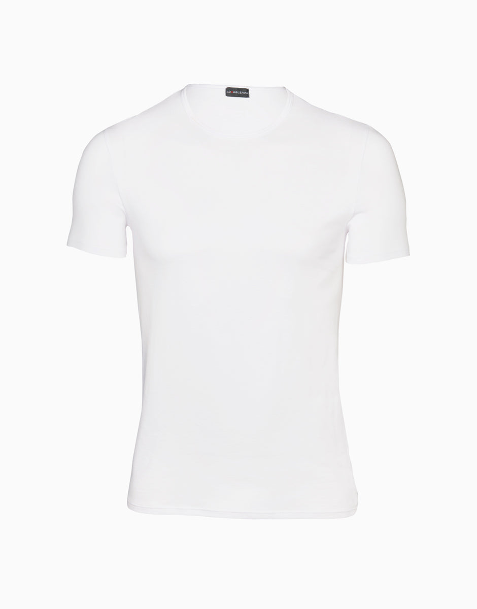 Lovable Cotton Stretch L05XUE1-003 t-shirt bianco cotone elasticizzato