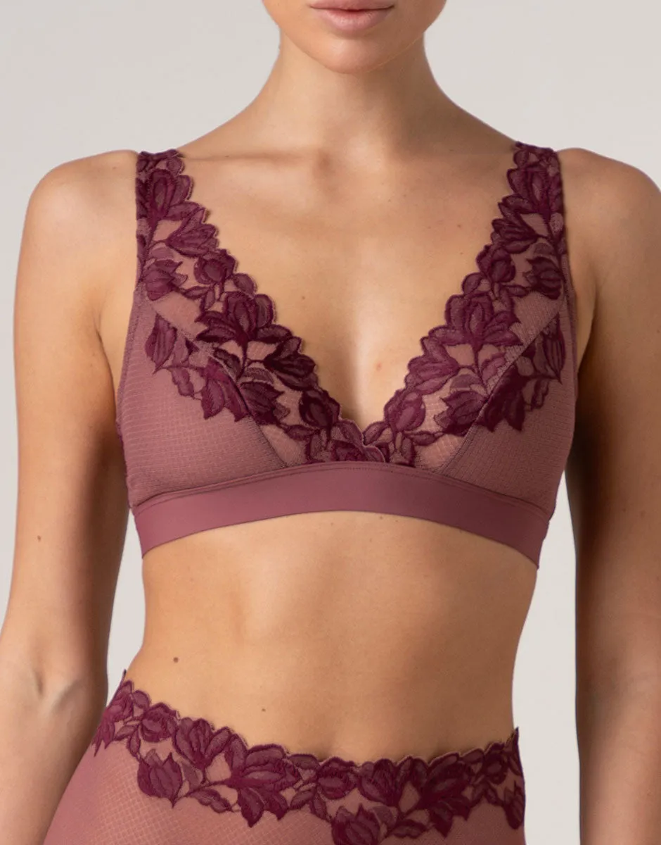 Lovable Elegant Muse reggiseno a vela senza ferretto amaranto