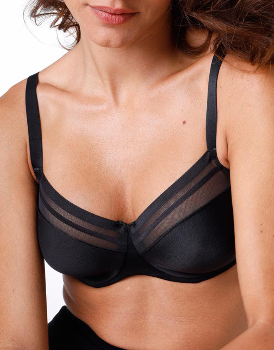 Lovable Shaping New Fit Reggiseno Nero Microfibra Sostegno