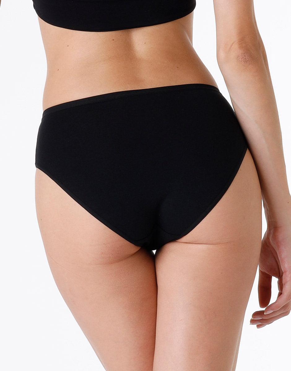 Lovable Lovely slip midi cotone modal nero