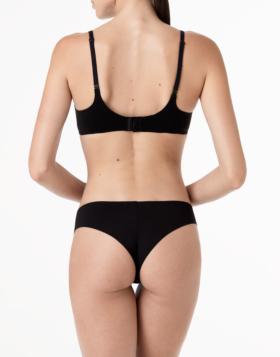 Lovable Invisible Essence reggiseno senza ferretto nero microfibra