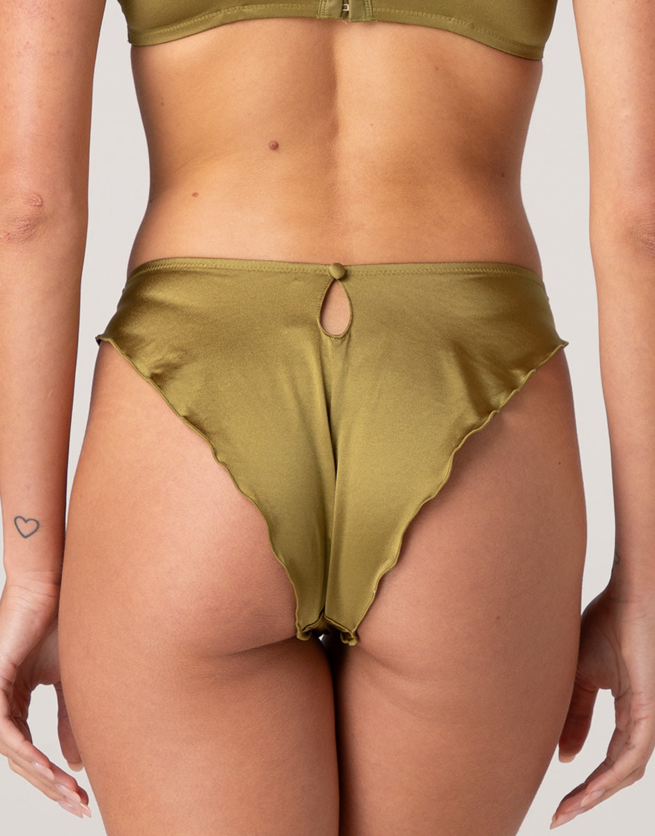 Lovable Chic Micro brasiliano microfibra verde cardamomo