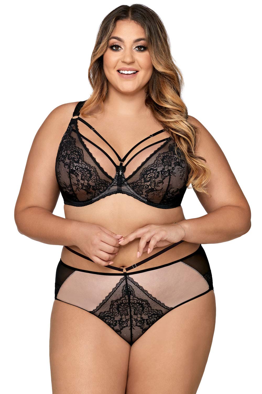 Ava 1824 Venus reggiseno non imbottito nero in pizzo
