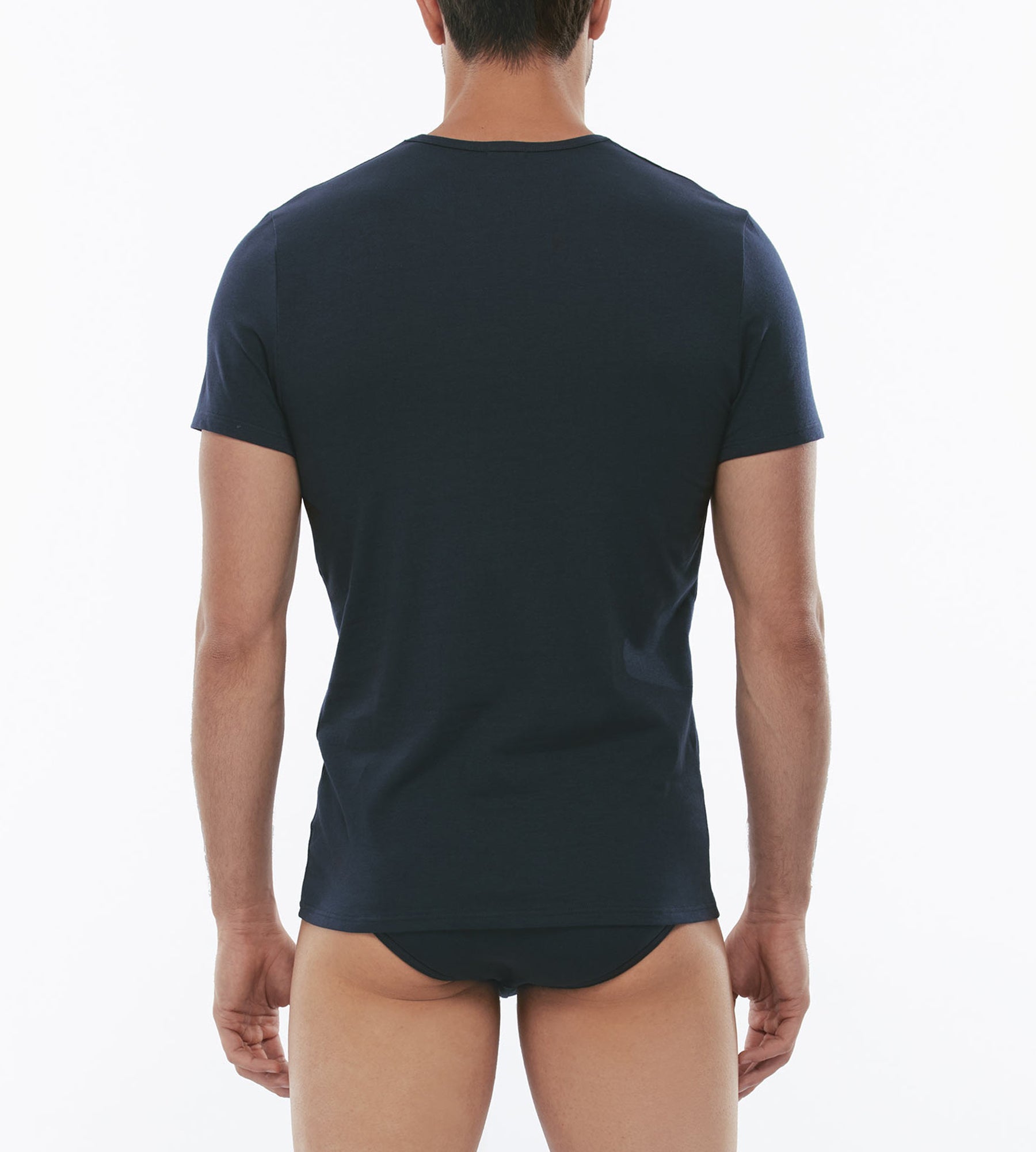 Lovable Cotton Stretch L05XUE1-007 t-shirt blu cotone elasticizzato