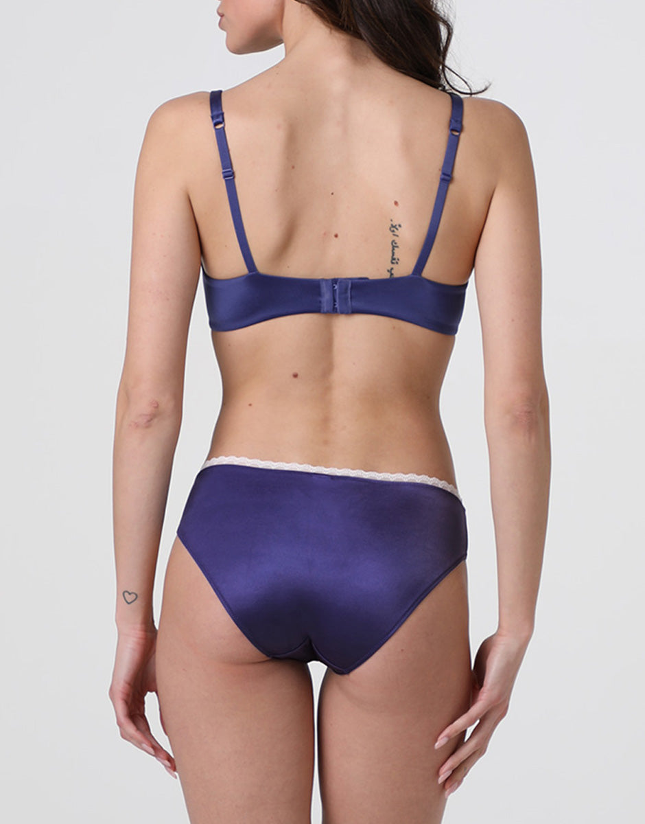 Lovable 24H Lift Slip Midi microfibra Blu Violaceo