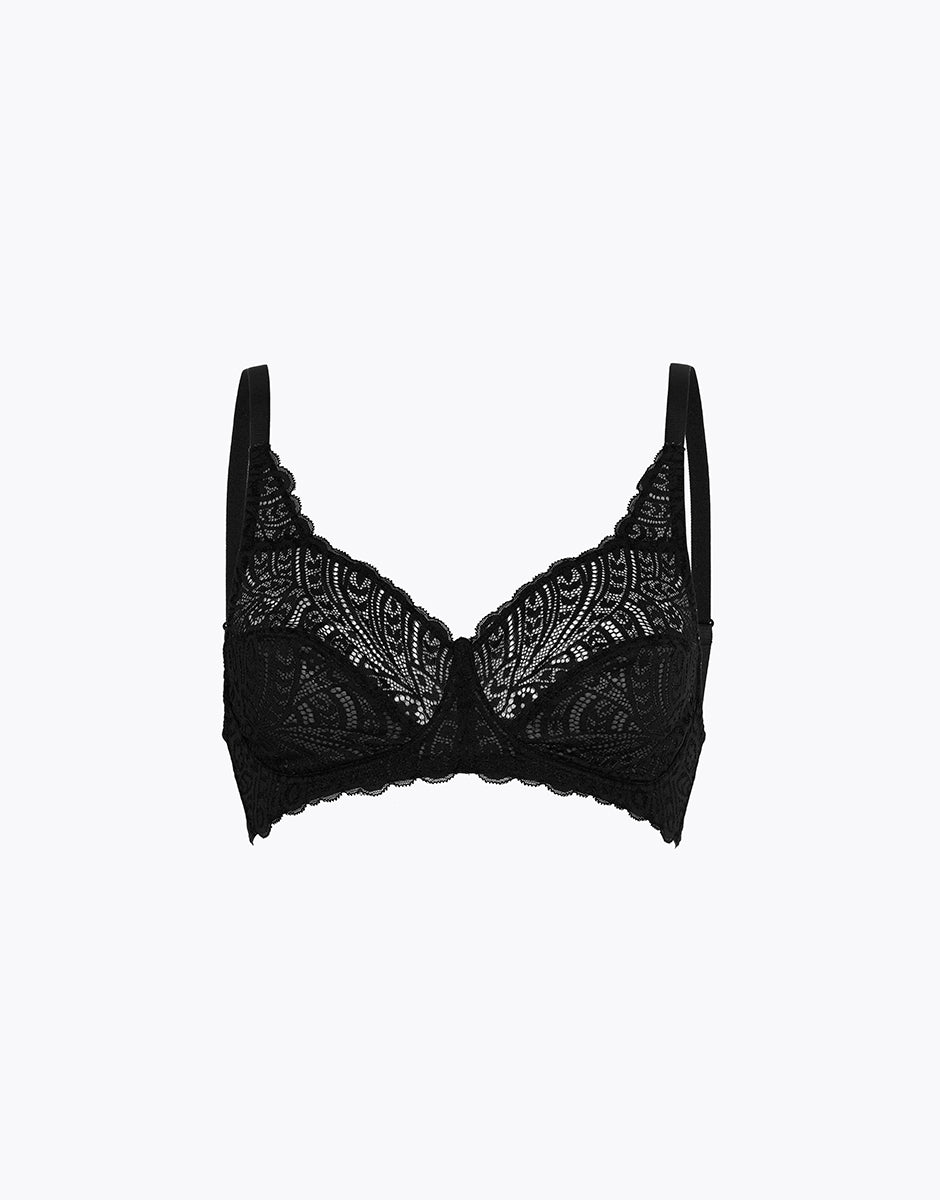 Lovable Shadow Lace reggiseno senza ferretto nero