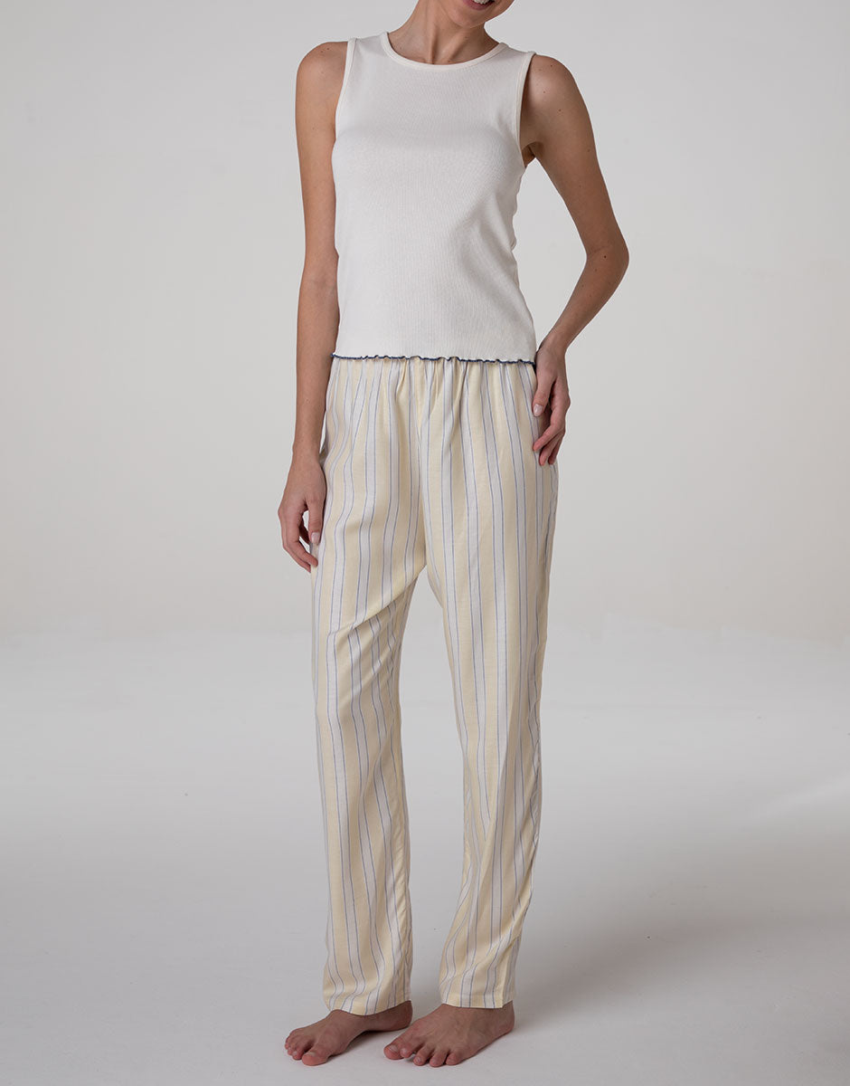 Lovable LBFAVP1-BWZ pantaloni pigiama righe viscosa