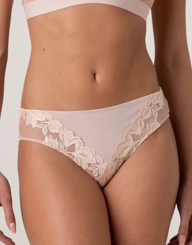 Lovable Elegant Muse slip pizzo avorio perlato microfibra