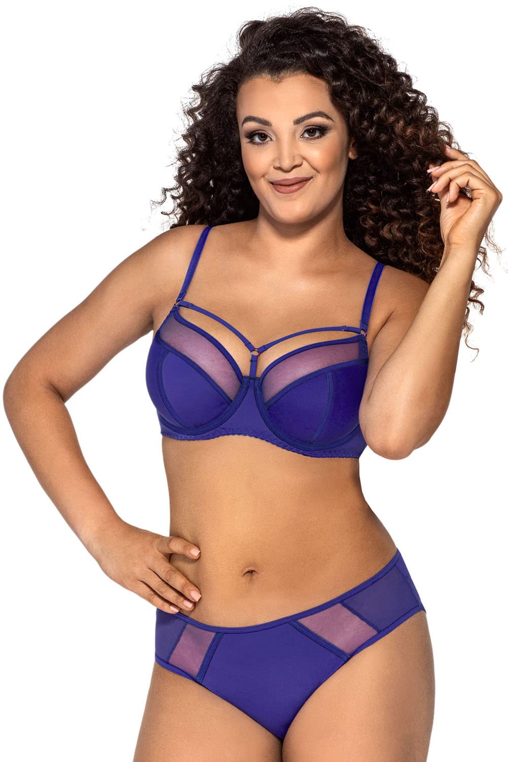 Ava 1030/1 Novato Lux slip classico blu S liscio