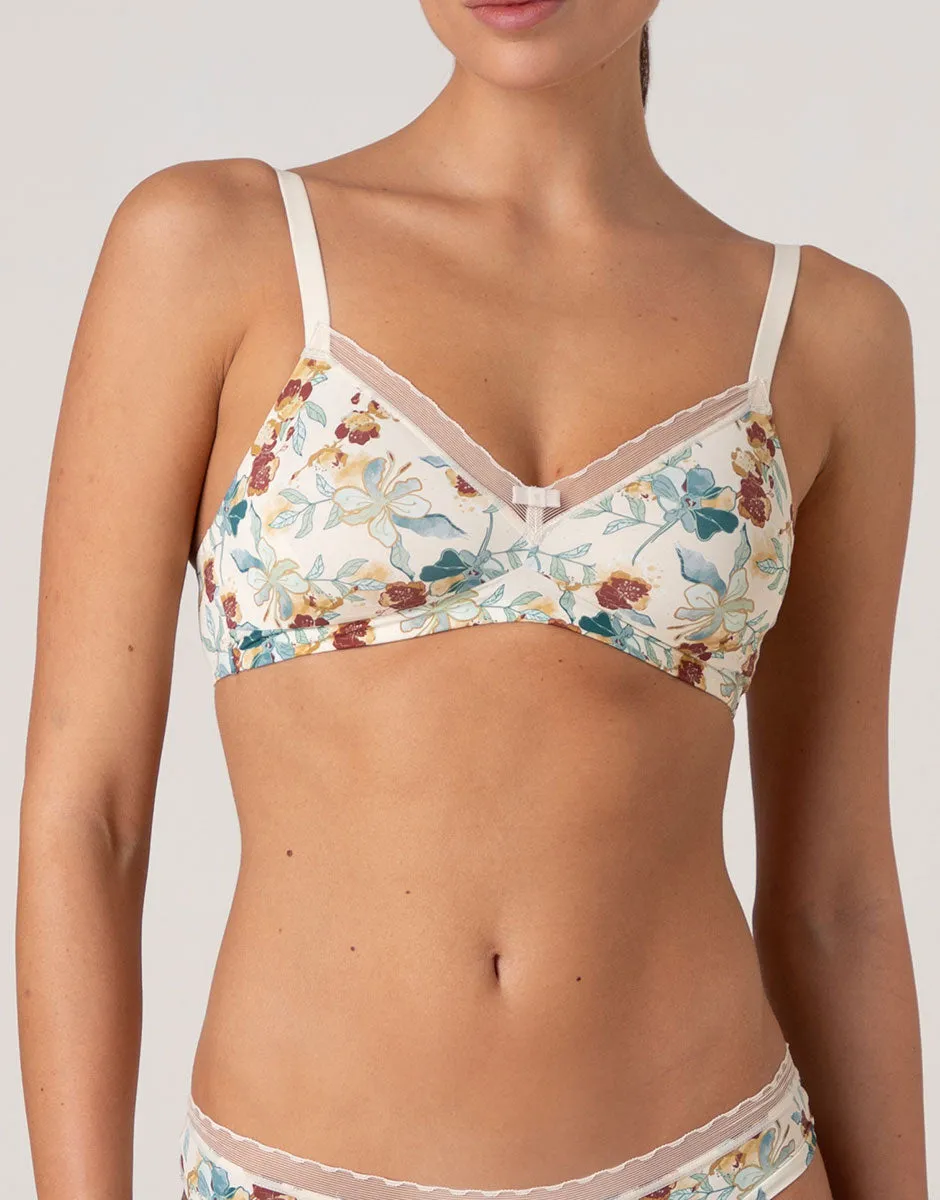 Lovable My Daily Comfort Printed reggiseno senza ferretto fiori