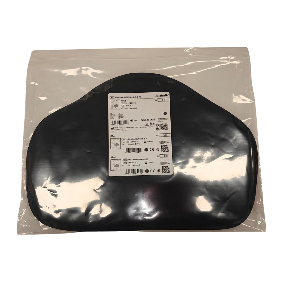 Lipoelastic KPad inserto schiuma nero S-M
