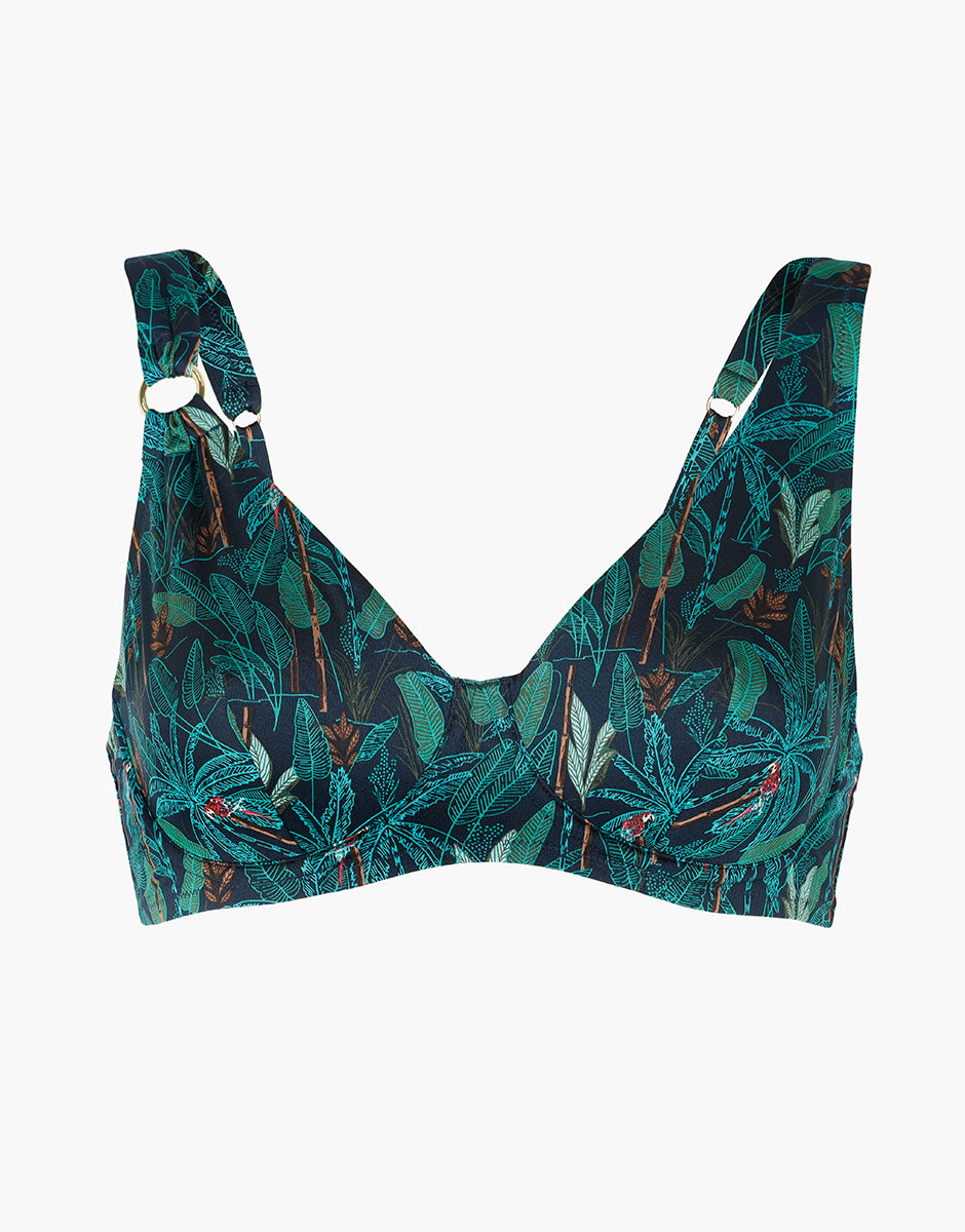 Lovable Contemporary Reggiseno Vela Foresta Tropicale con Ferretto