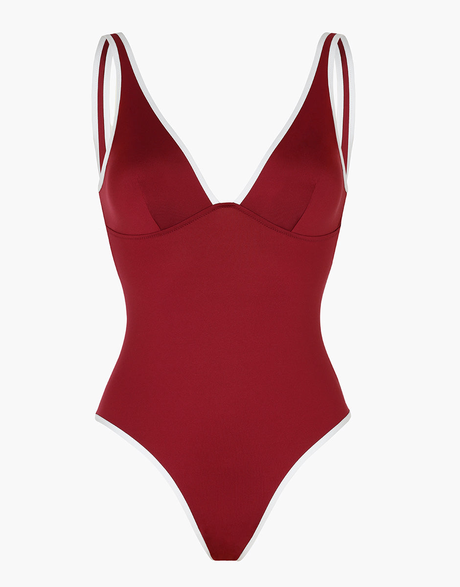 Lovable Timeless costume intero rosso tibetano senza ferretto