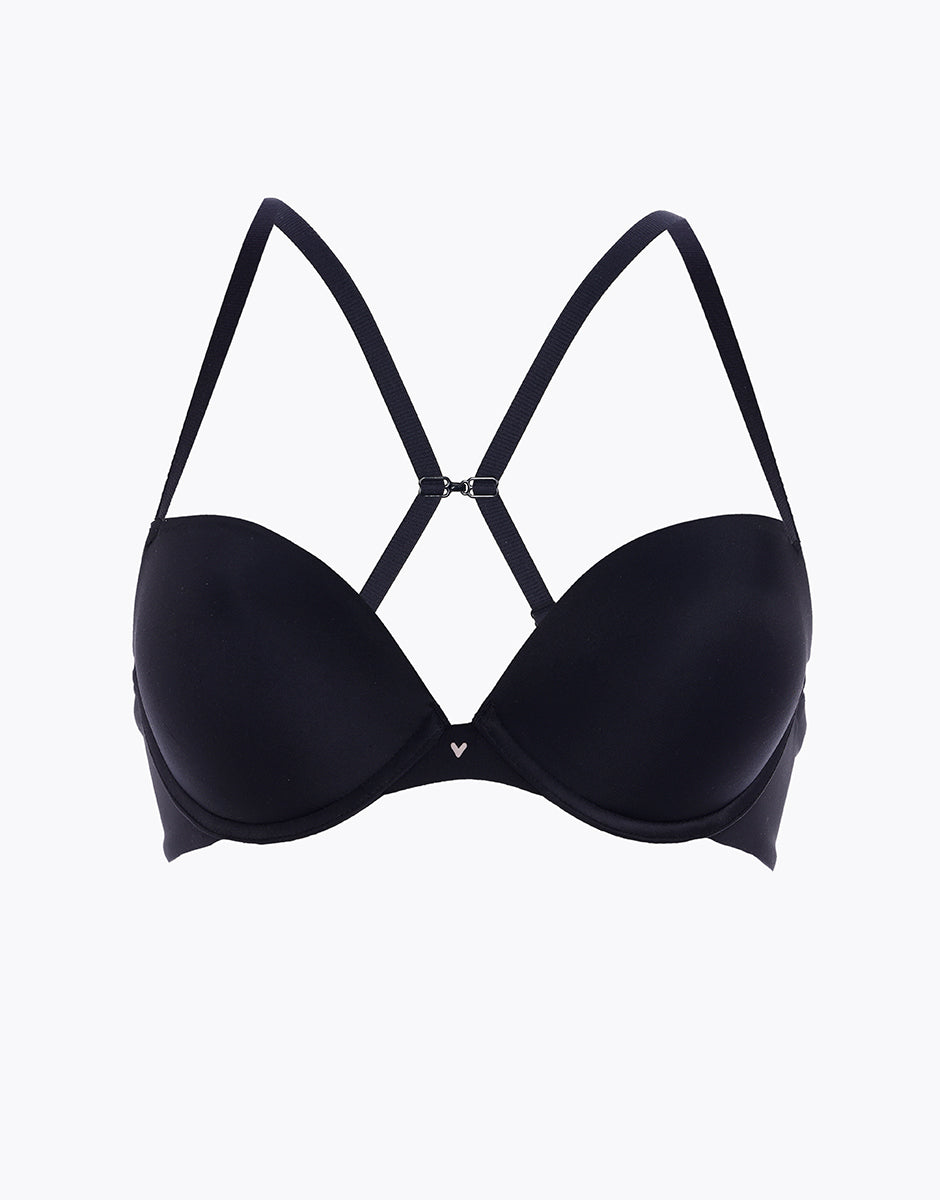 Lovable Invisible Secret reggiseno push-up nero