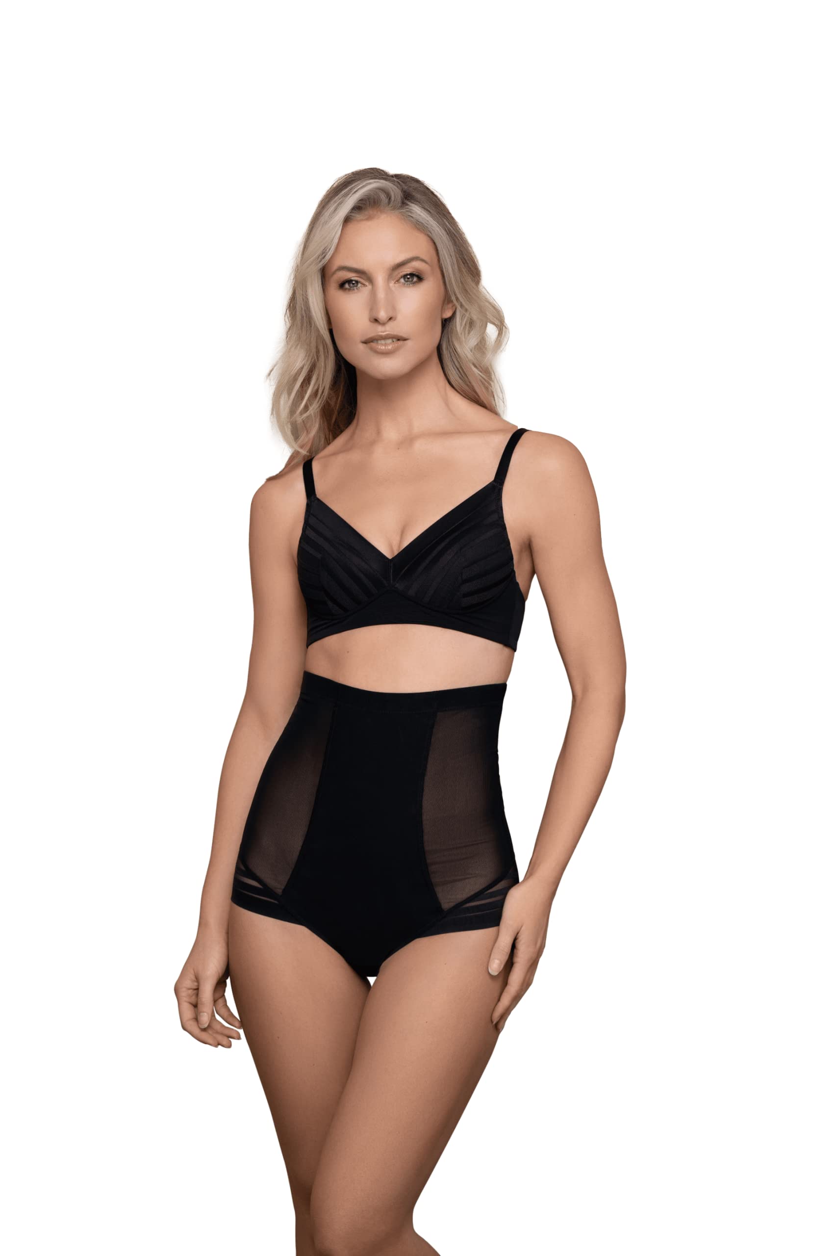 Bye Bra Powermesh Slip Modellante Beige Vita Alta Taglia S