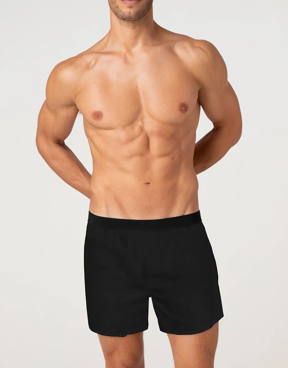 Lovable Man Signature Cotton boxer tela nero