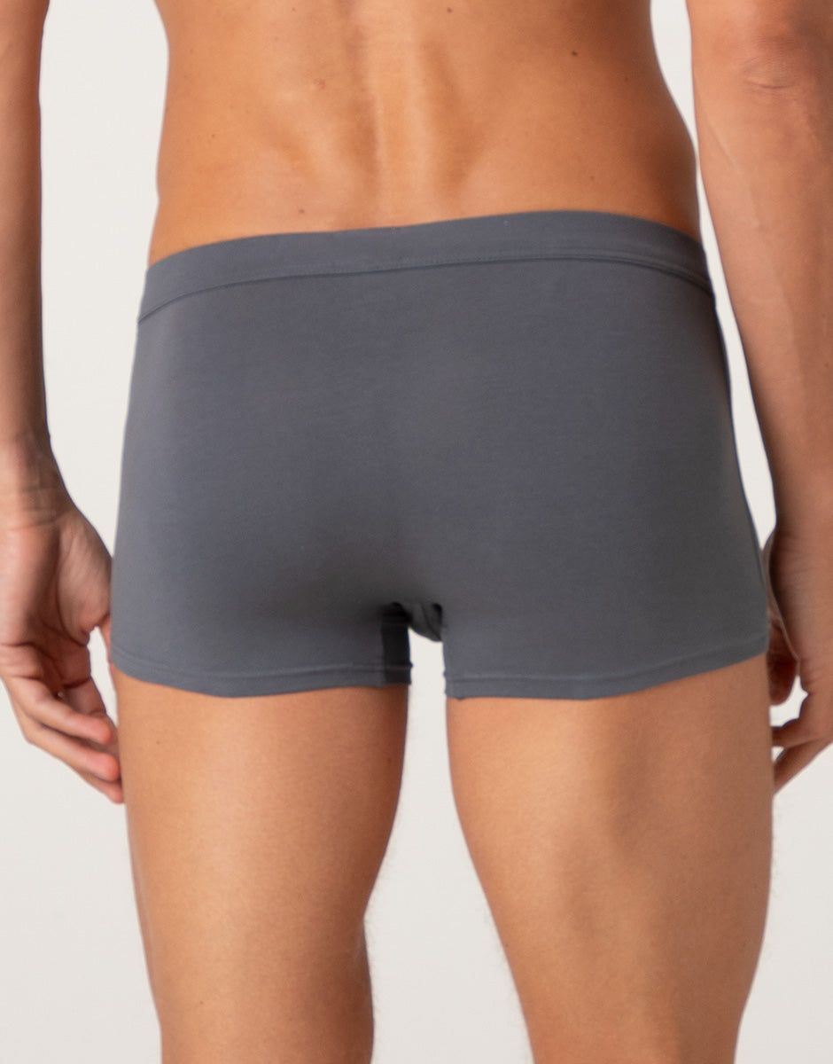 Lovable Dynamic Cotton boxer uomo grigio antracite cotone