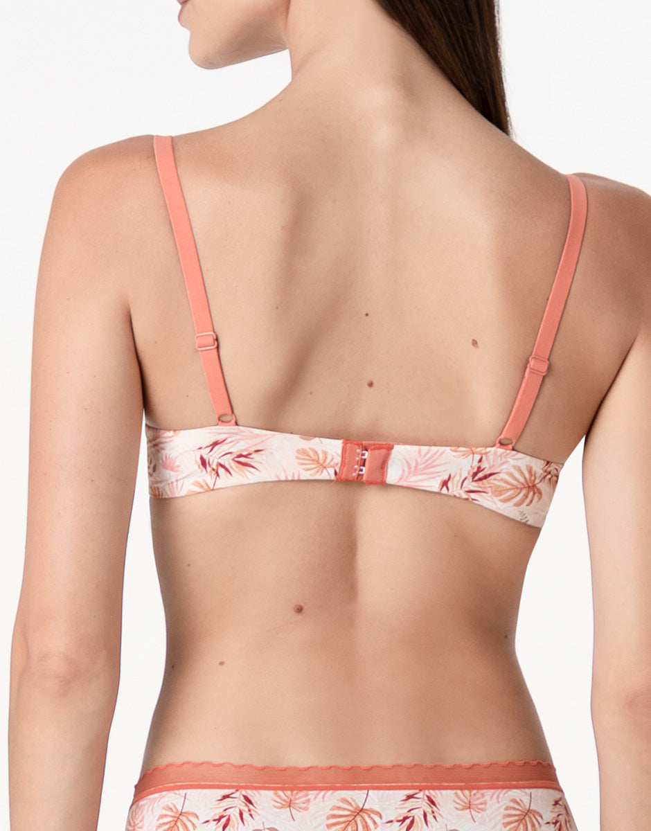Lovable My Daily Comfort Printed reggiseno microfibra rosa polvere