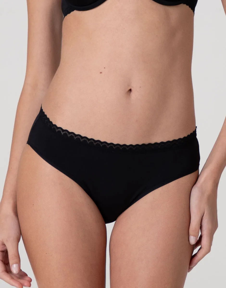 Lovable Value Micro slip nero microfibra senza cuciture