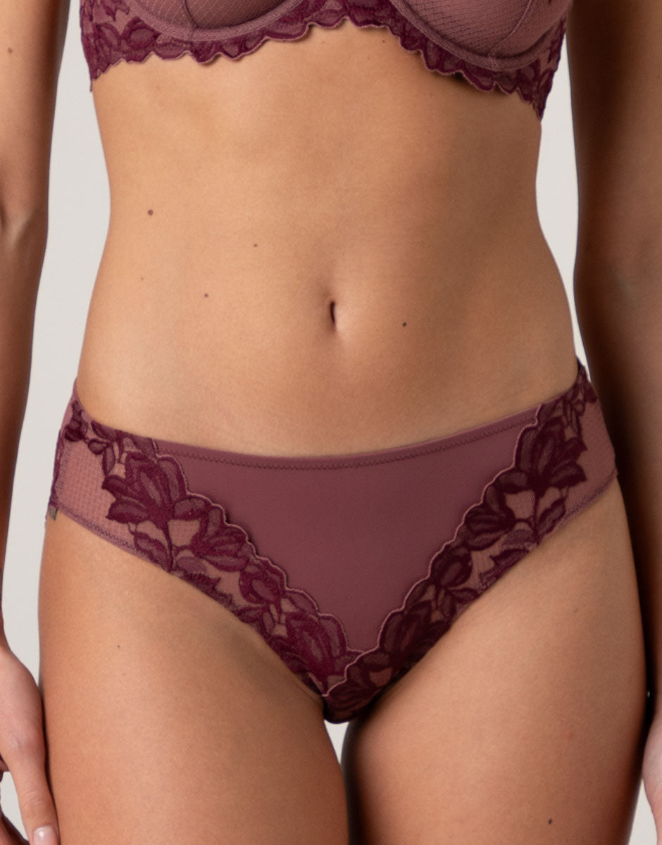 Lovable Elegant Muse Slip Pizzo Rosso Amaranto