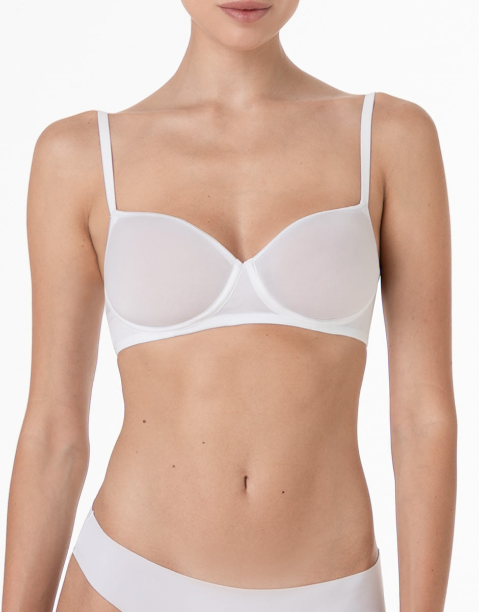 Lovable Invisible Breeze reggiseno senza ferretto bianco spacer