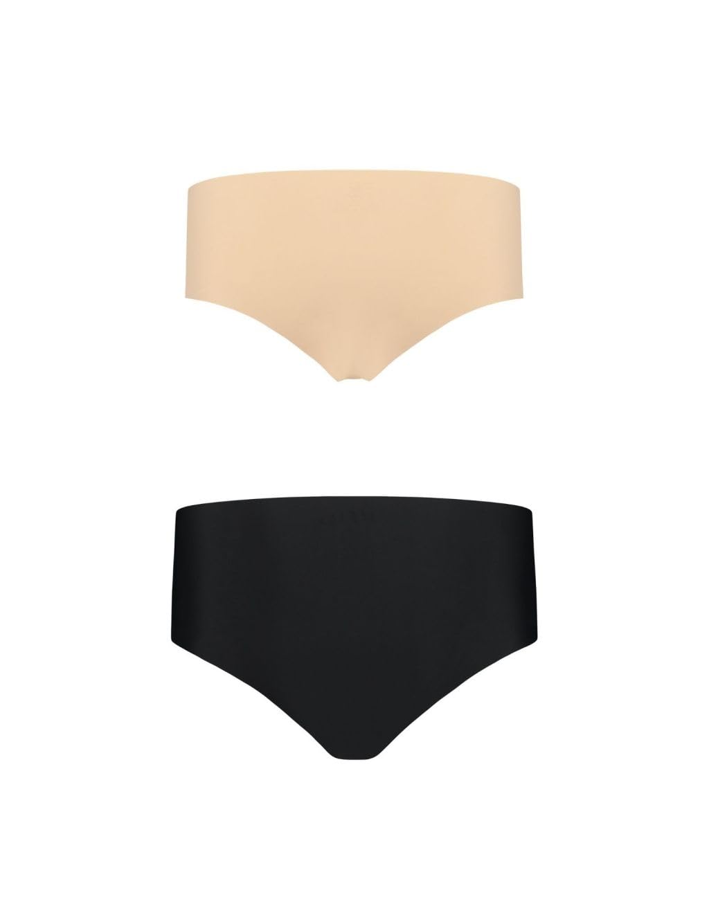 Bye Bra mutandine invisibili S beige e nero 2 pezzi