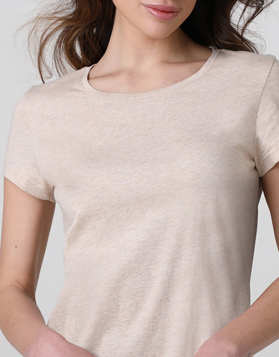 Lovable Jersey pigiama capri cappuccino manica corta cotone