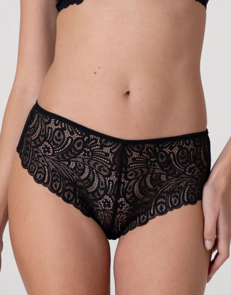Lovable Shadow Lace slip nero pizzo coprente