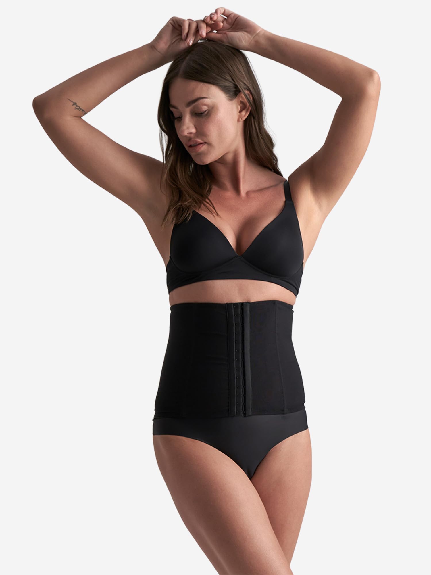Bye Bra Powermesh guaina vita alta contenitiva nero controllo alto