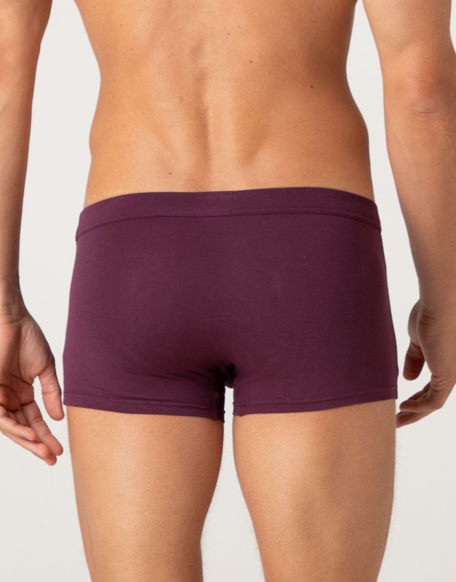 Lovable Man Casual Stretch Cotton Boxer Uomo Vinaccia Cotone