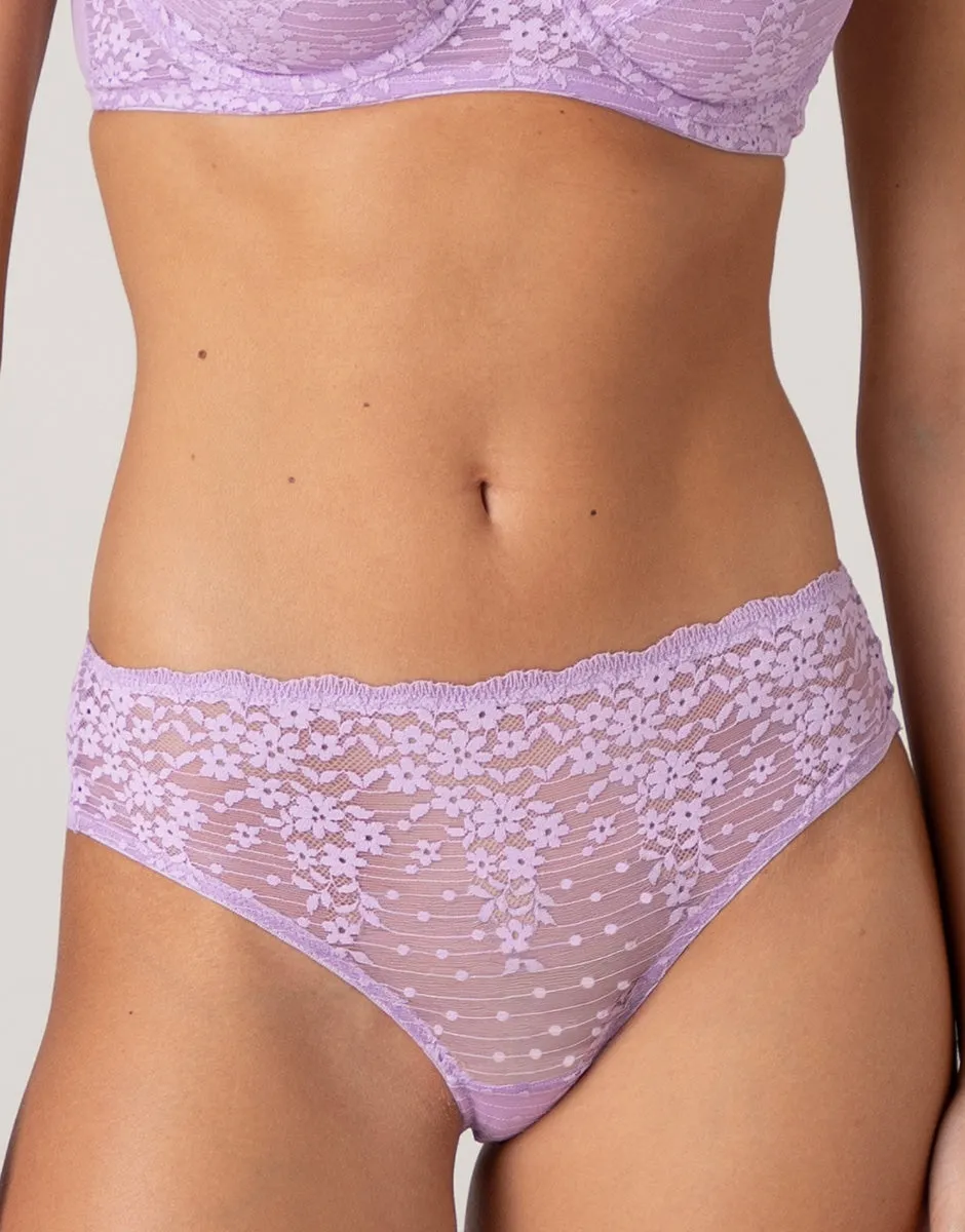 Lovable Spring Lace slip lavanda in pizzo floreale