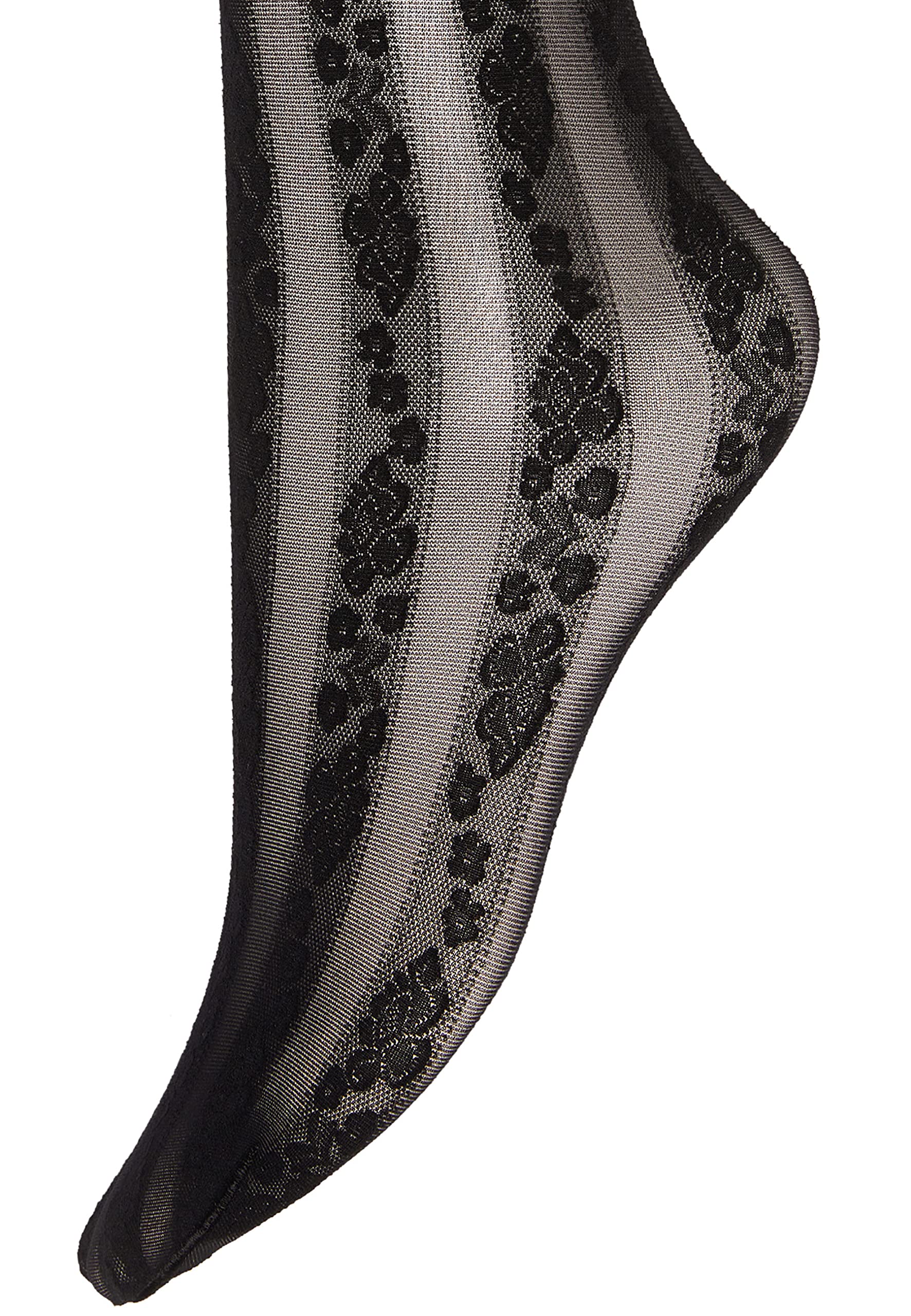 Wolford Ruth collant effetto reggicalze gessati floreali