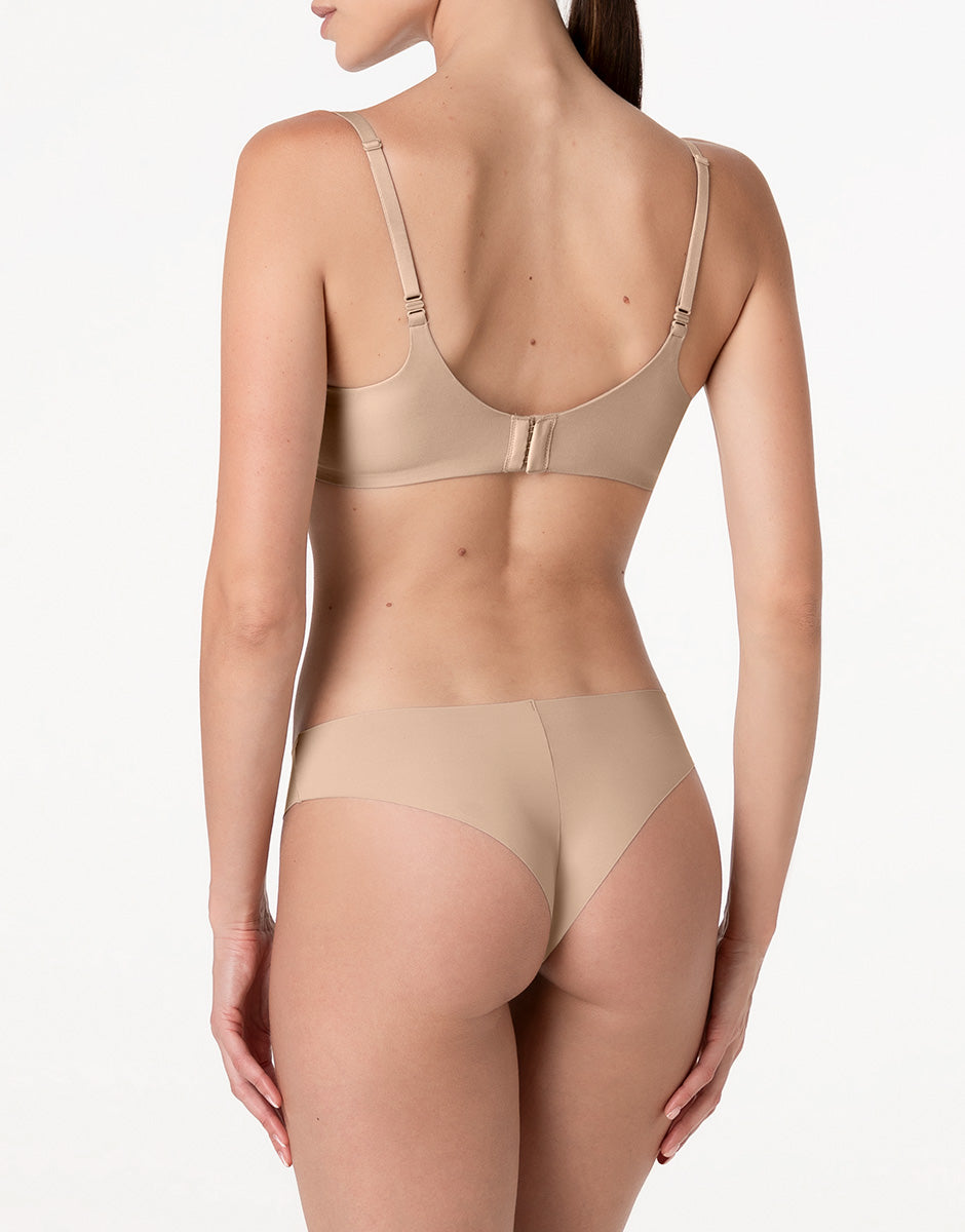 Lovable Invisible Essence Ferretto Reggiseno Nudo Chiaro Microfibra