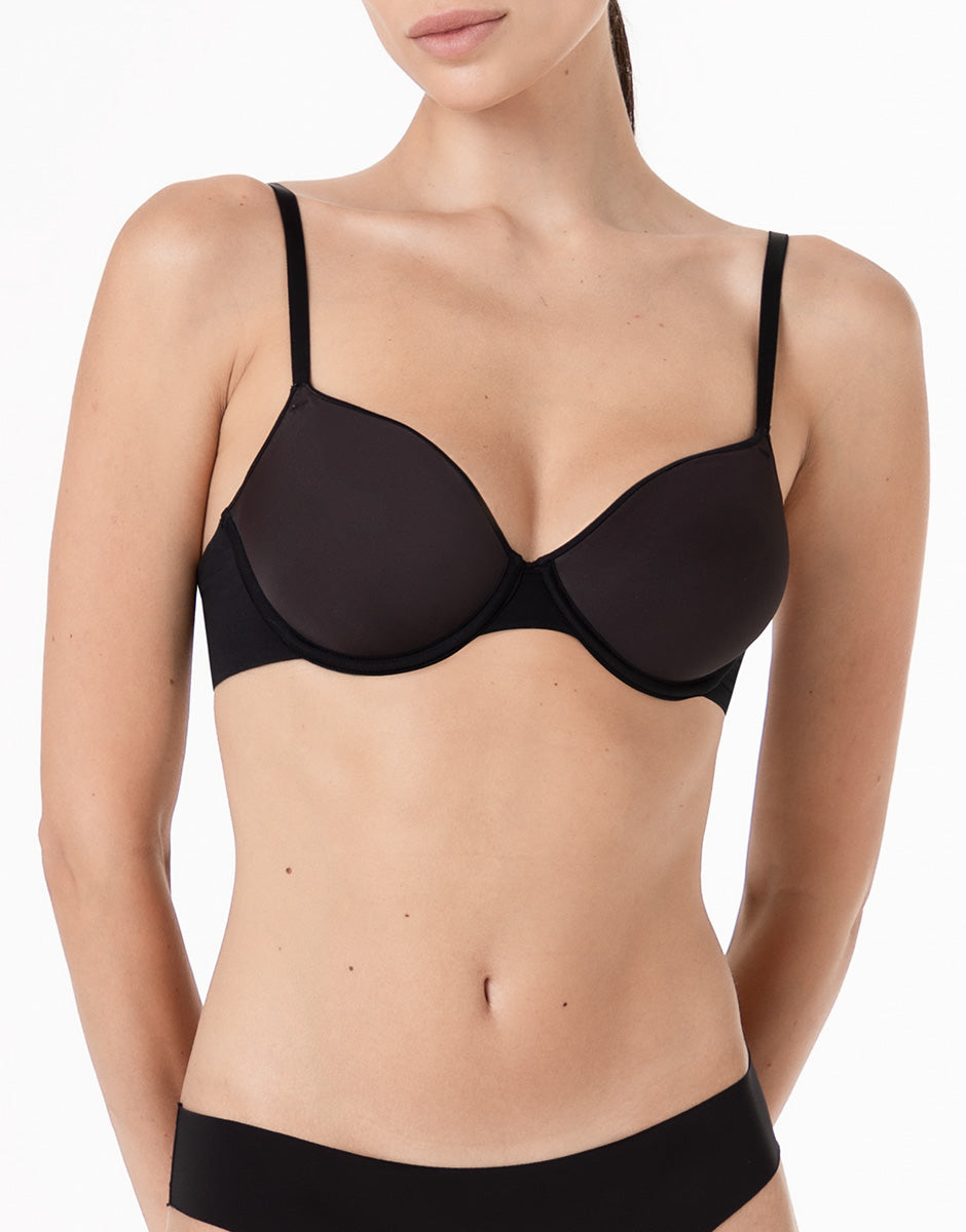 Lovable Invisible Breeze reggiseno ferretto spacer nero traspirante