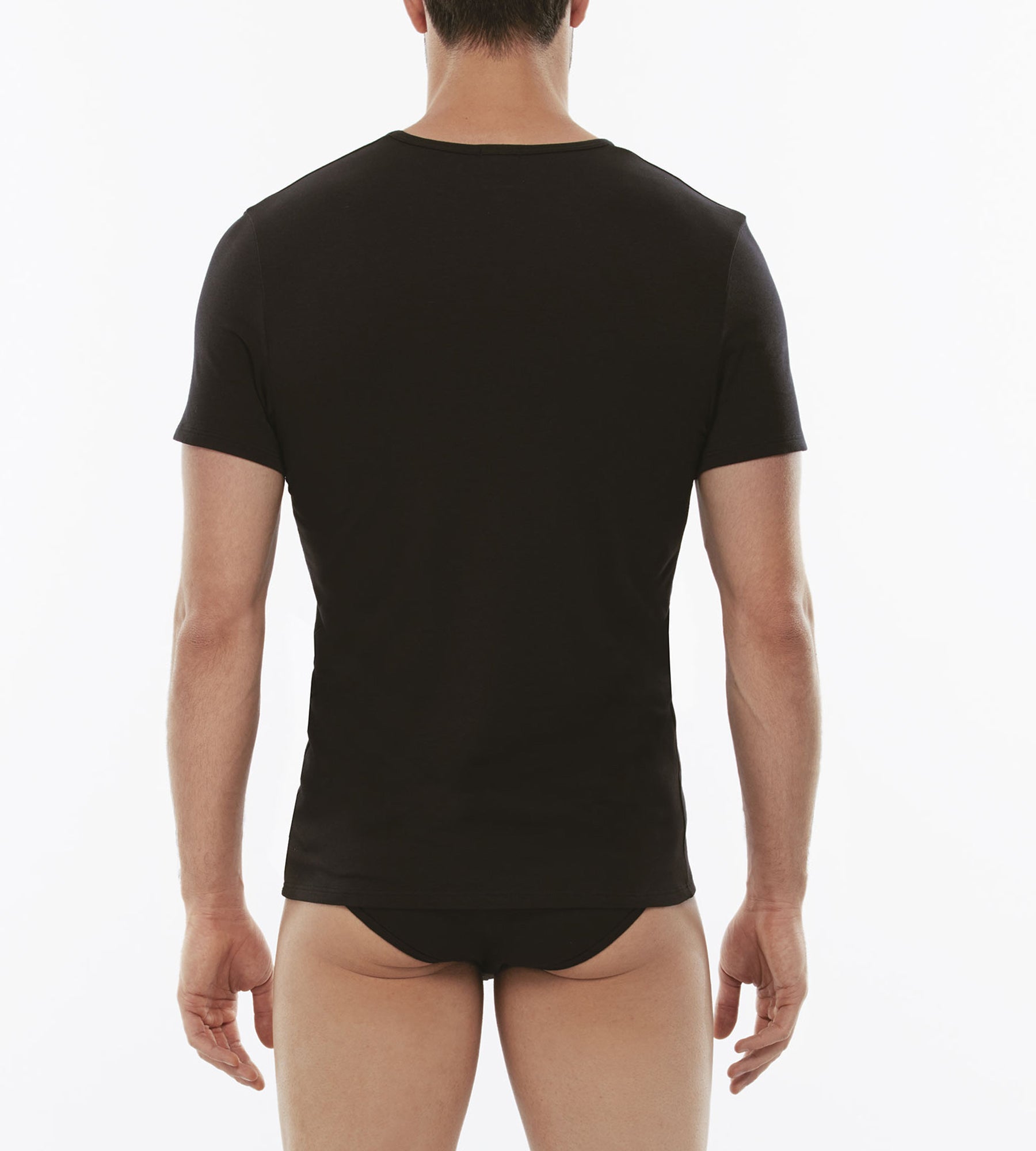 Lovable Cotton Stretch L05XUE1-004 t-shirt nero cotone elasticizzato