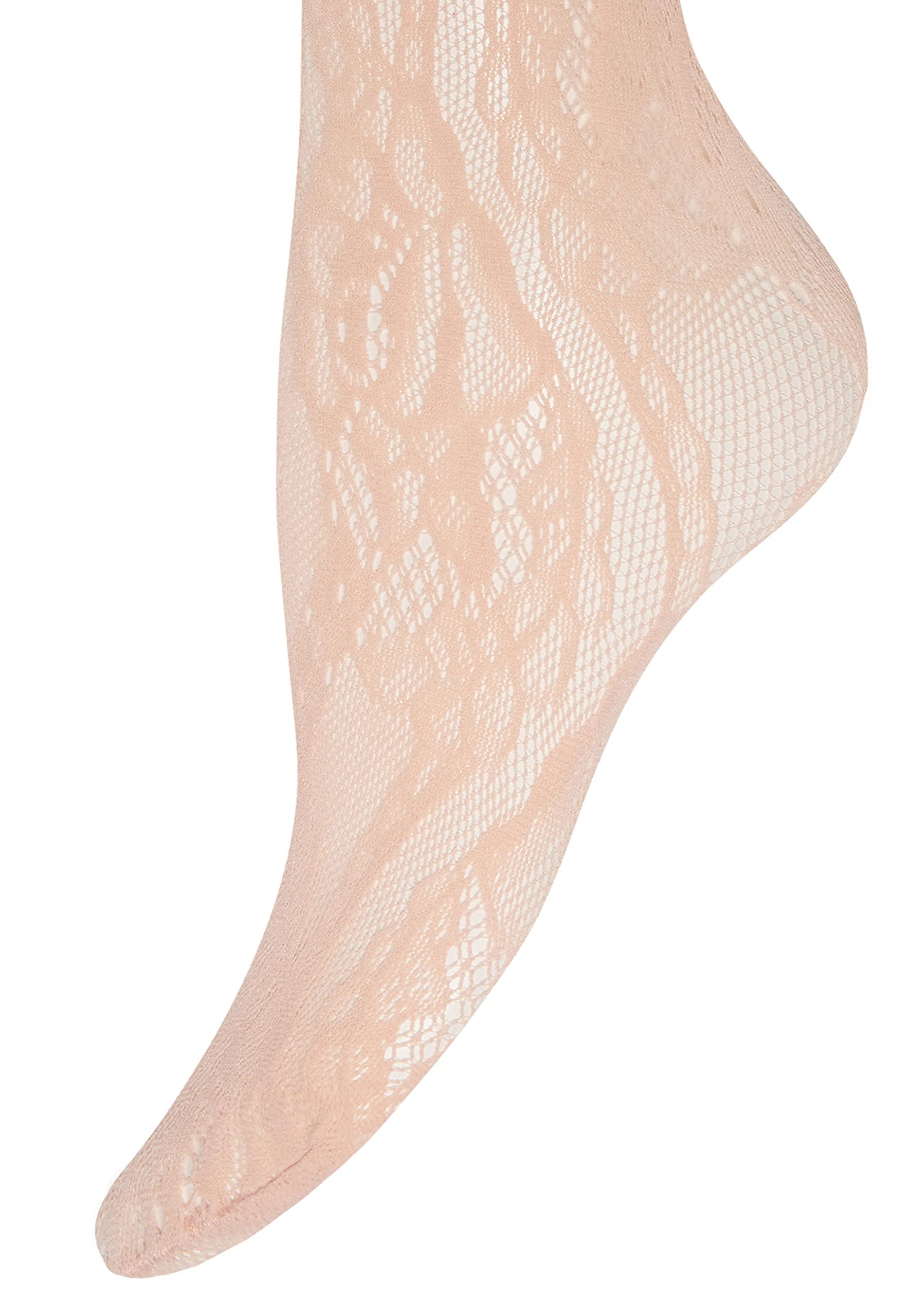 Wolford Rita Collant Rete Floreale Senza Cuciture