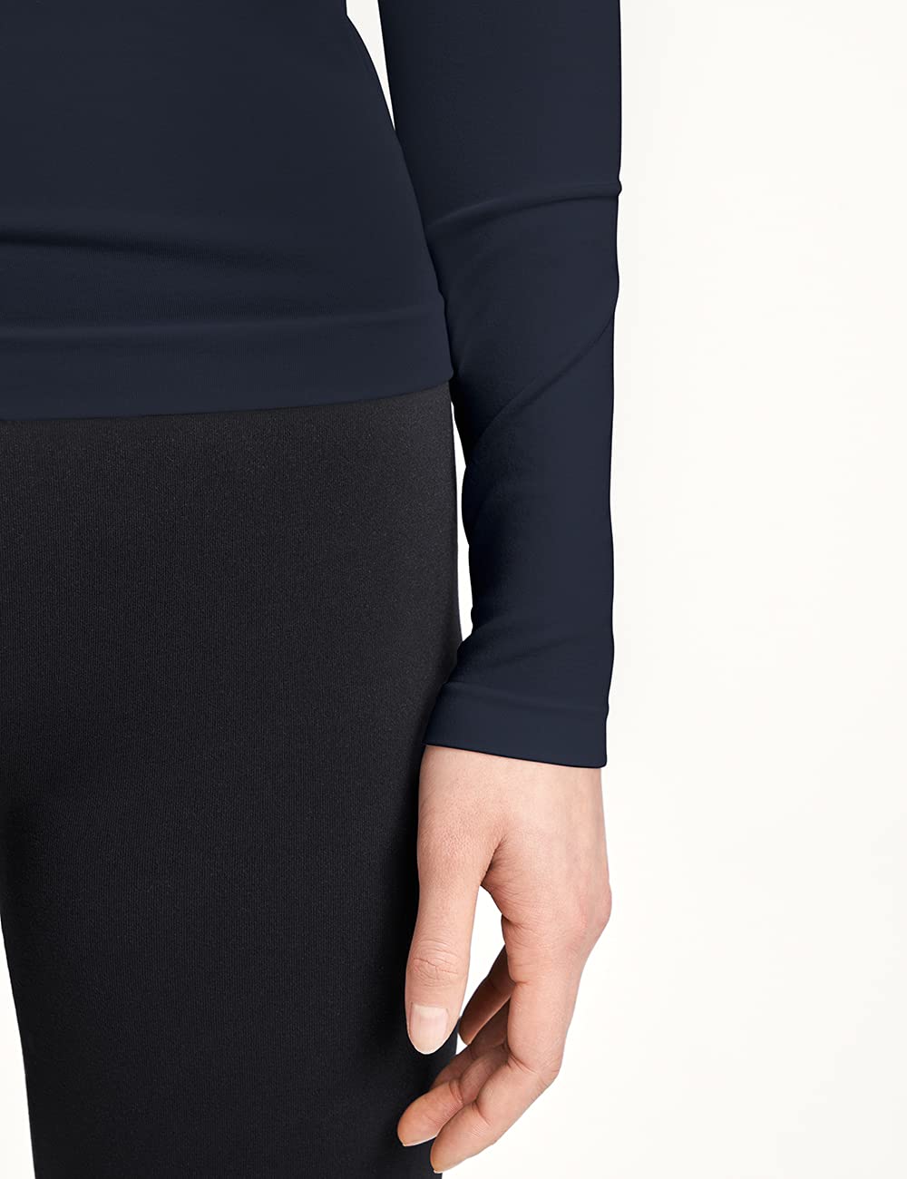 Wolford Aurora 56223 pullover scollo a V nero