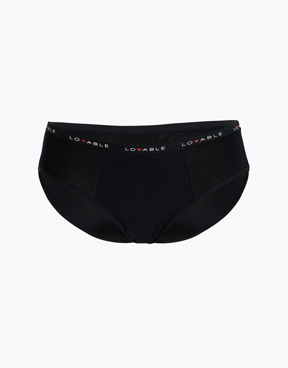 Lovable My First Period Panties slip mestruale nero flusso medio