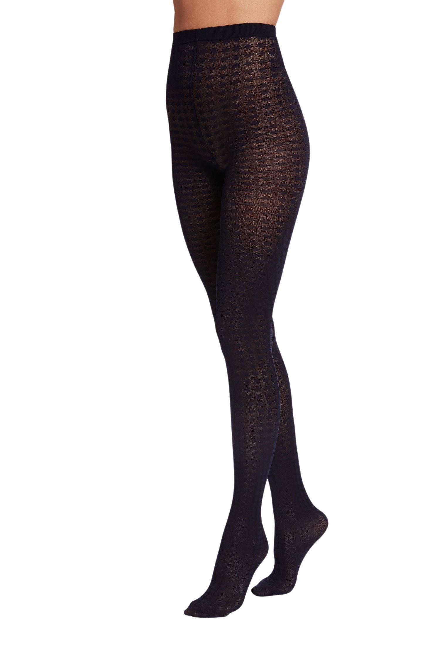 Wolford Clementia Tights Collant 50 DEN Fantasia Lucido