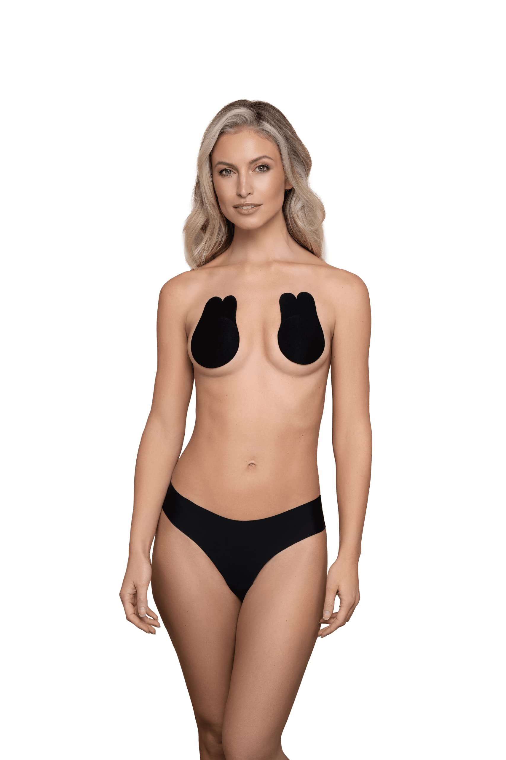 Bye Bra Pull-Up reggiseno adesivo nero sostegno push-up