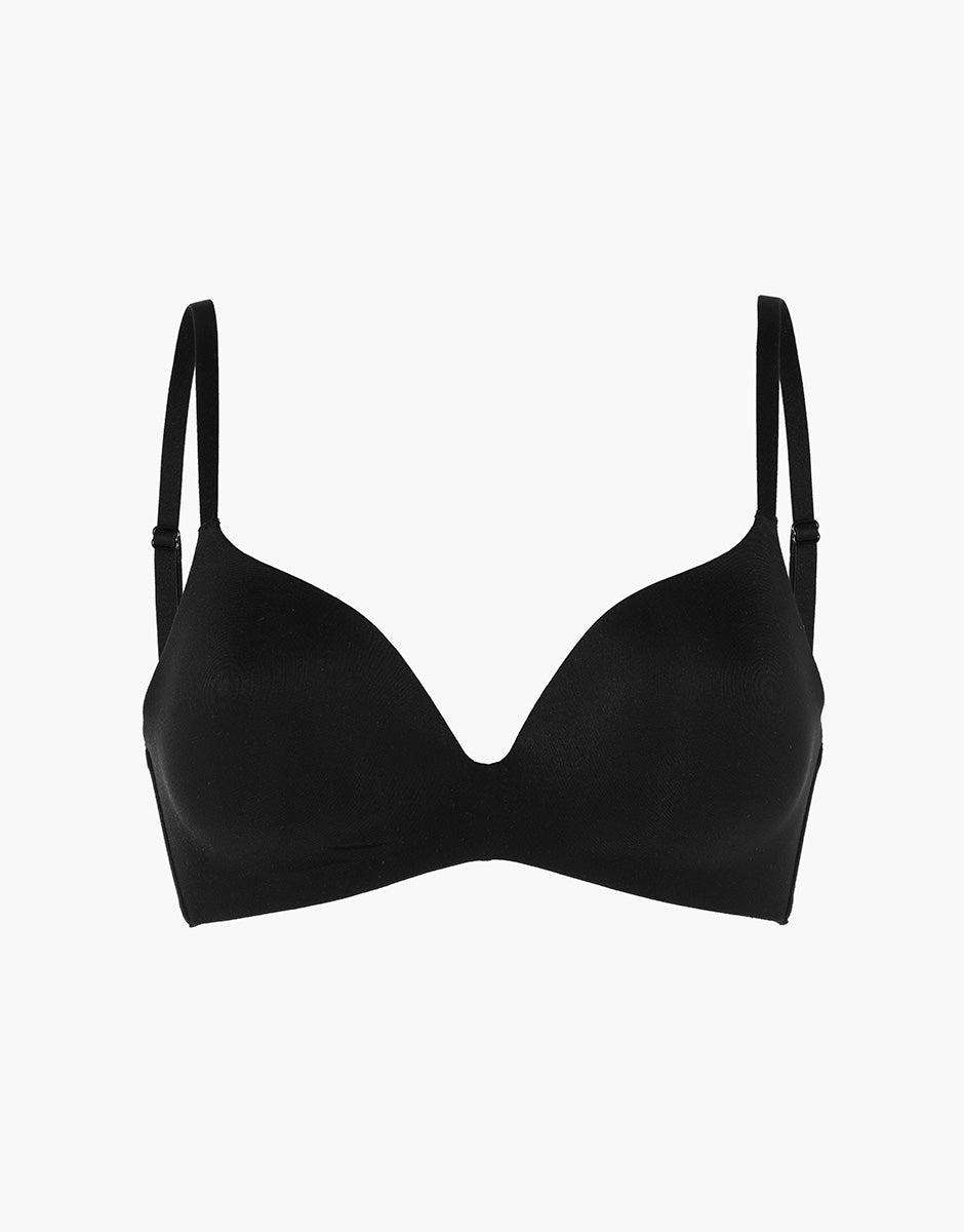 Lovable Invisible Essence reggiseno senza ferretto nero microfibra