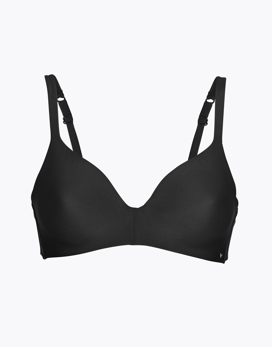 Lovable Invisible Lift Supreme L09WQ reggiseno nero senza cuciture